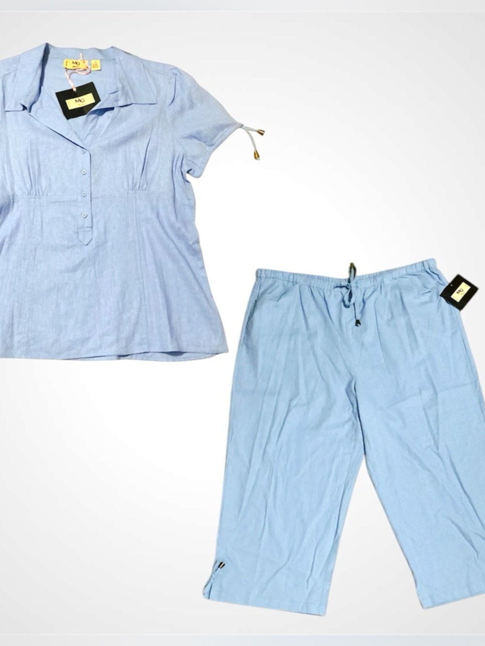 NWT - Baby Blue Top & Pants Set